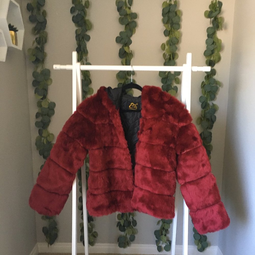 Faux Fur Hoodie